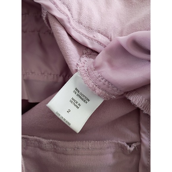 New‎ York Company Stretch Pink Cropped Career Pants Womens Size 2 - Picture 10 of 11
